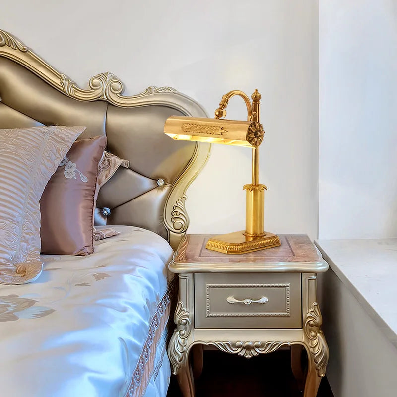 Copper Desk Lamp - Classic European Design