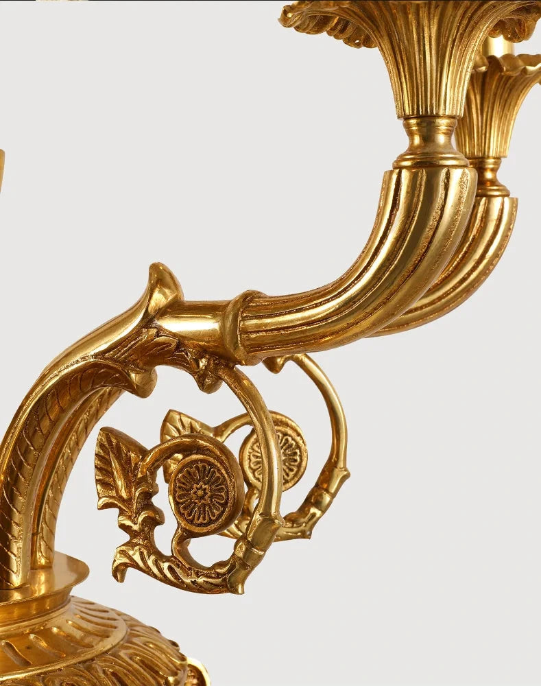 French Retro Brass Desk Lamp