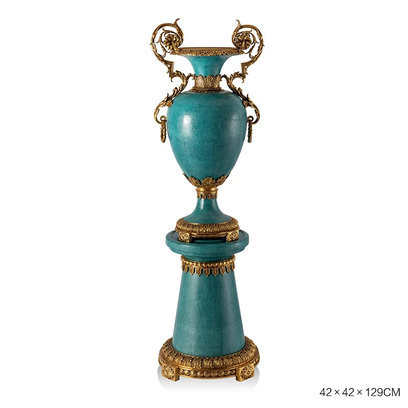 Porcelain Handcrafted Luxury Floor Vase