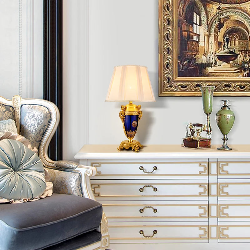 French Luxury Crystal Table Lamp