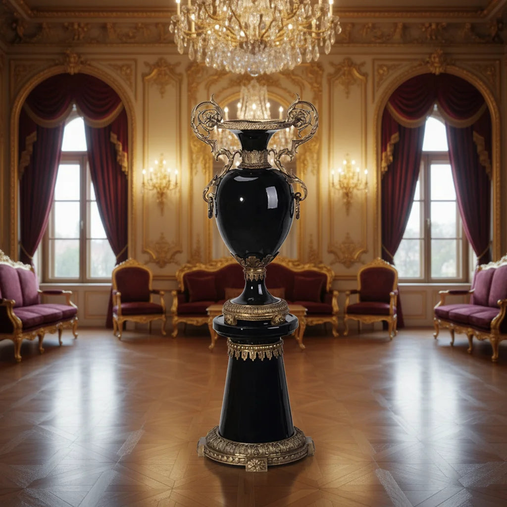 Porcelain Handcrafted Luxury Floor Vase