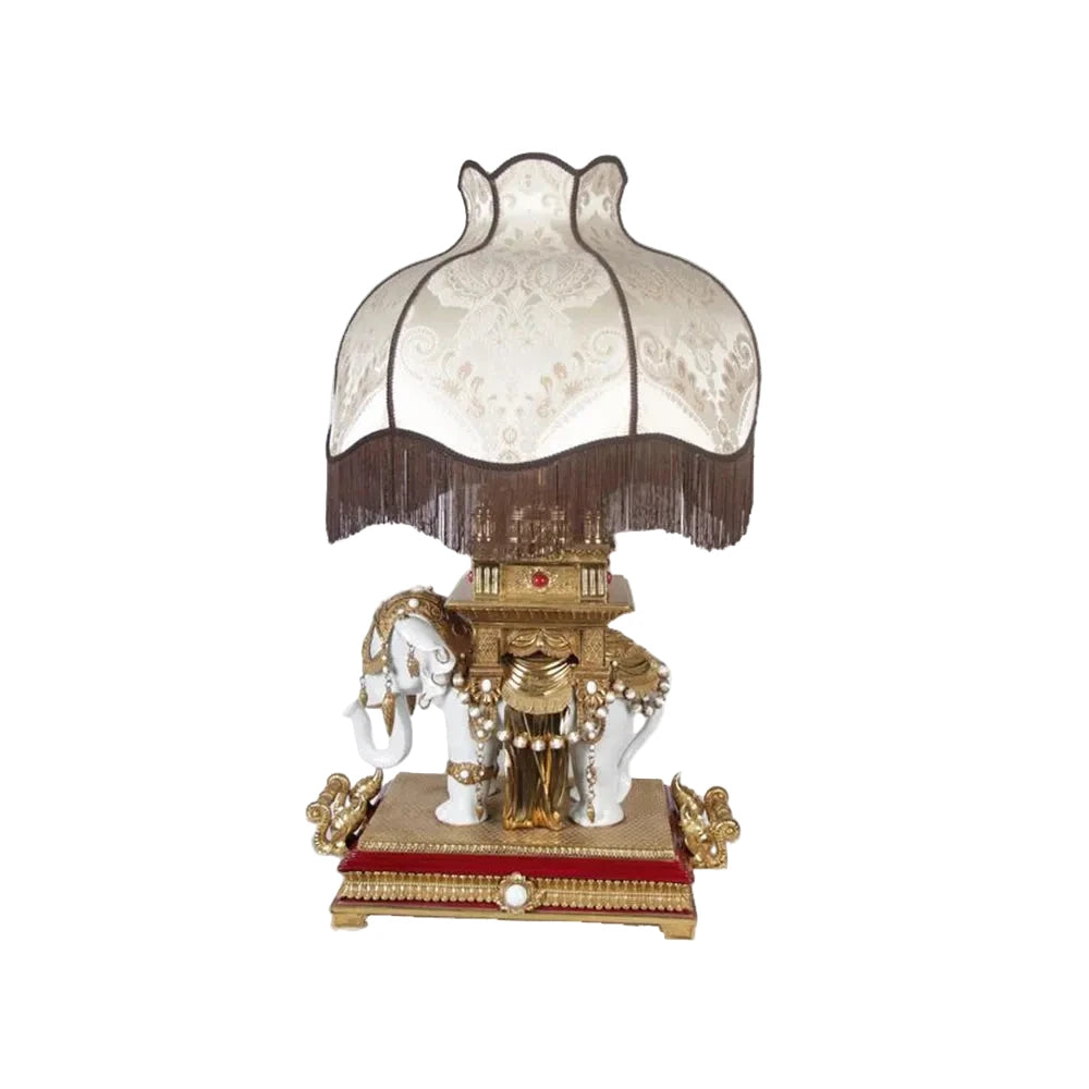 Retro Elephant Decorative Table Lamp