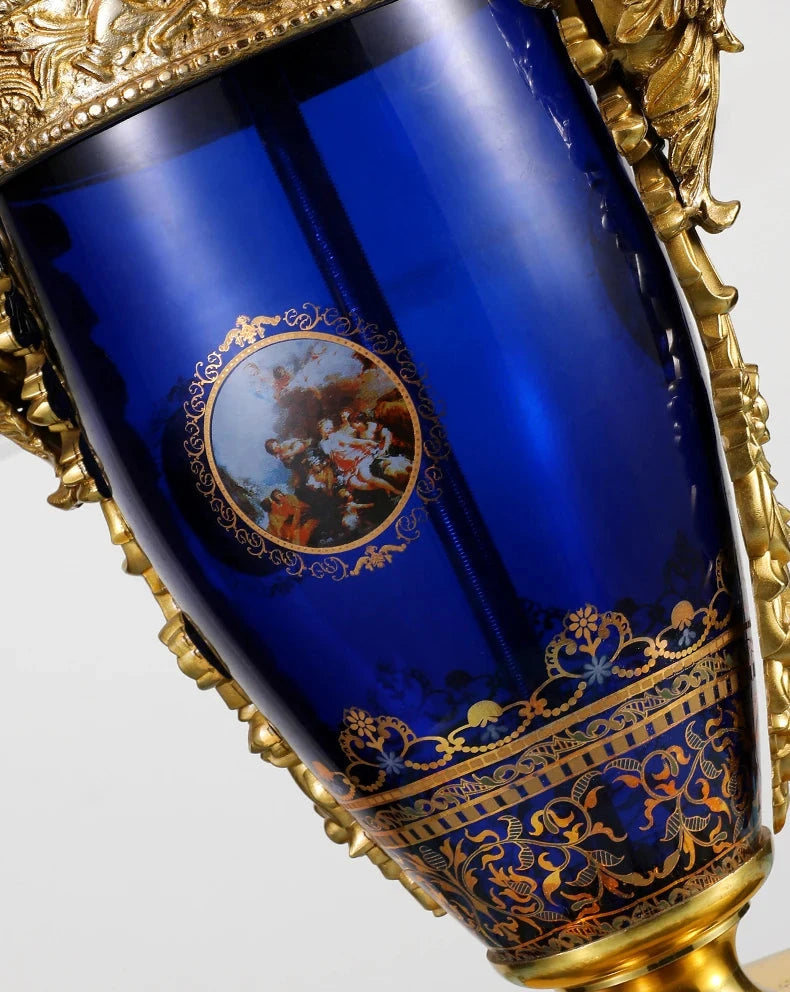 French Luxury Crystal Table Lamp