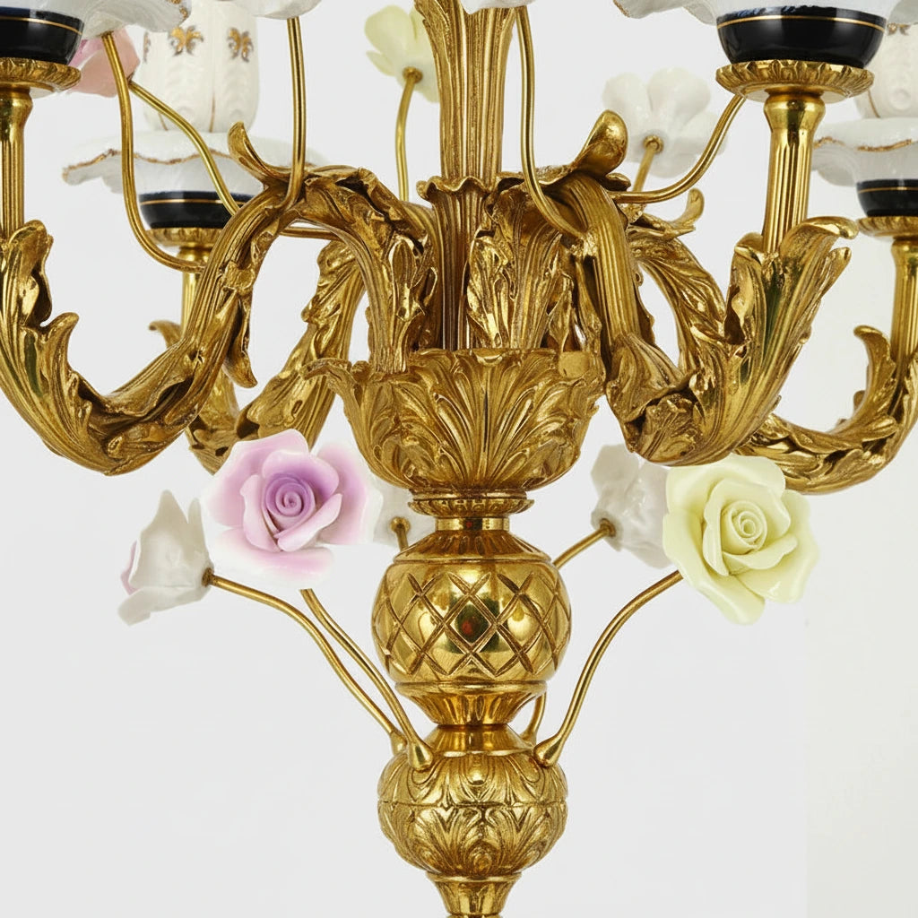 Luxury European Desk Lamp – Elegant Ceramic Home Decor