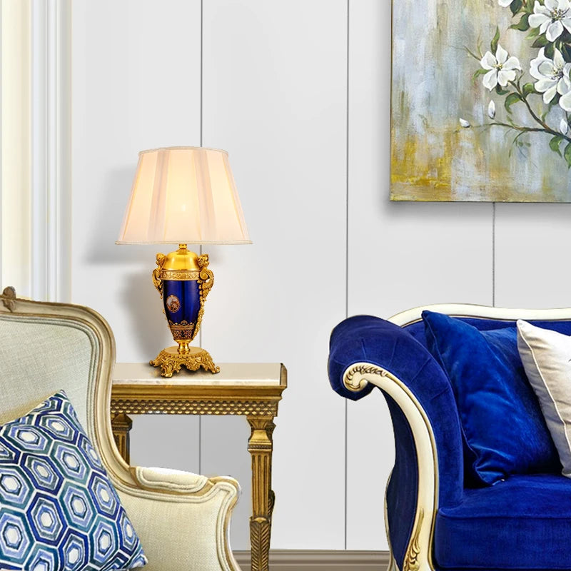 French Luxury Crystal Table Lamp