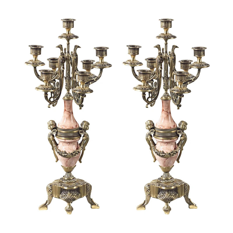 Imperial Baroque Silver Candlestick Masterpiece