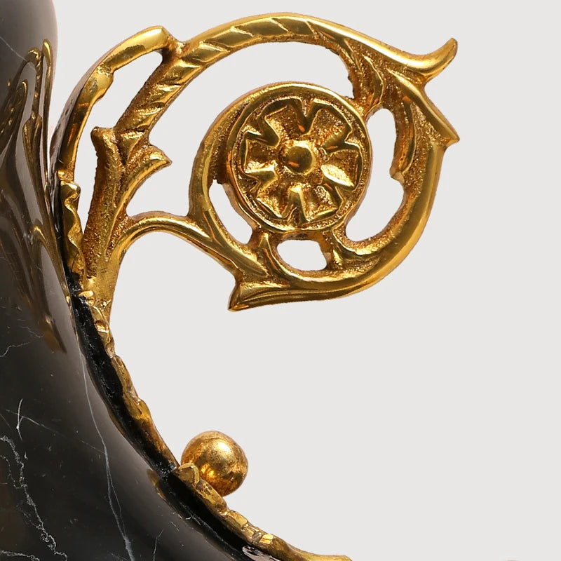 French Luxury Brass Table Lamp