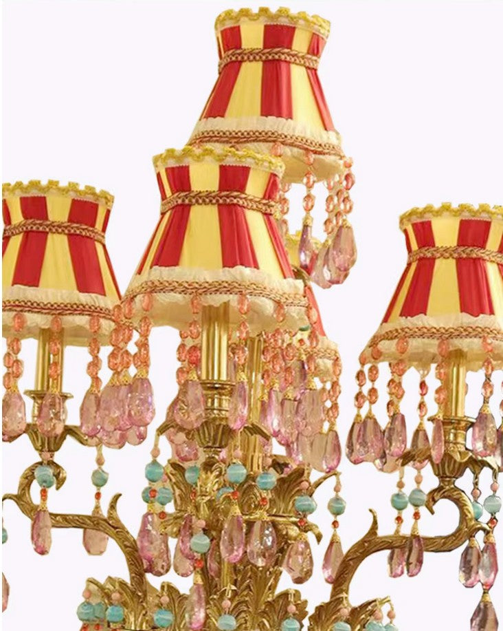 Imperial French Baroque Floor Lamp – A Timeless Brass Masterpiece