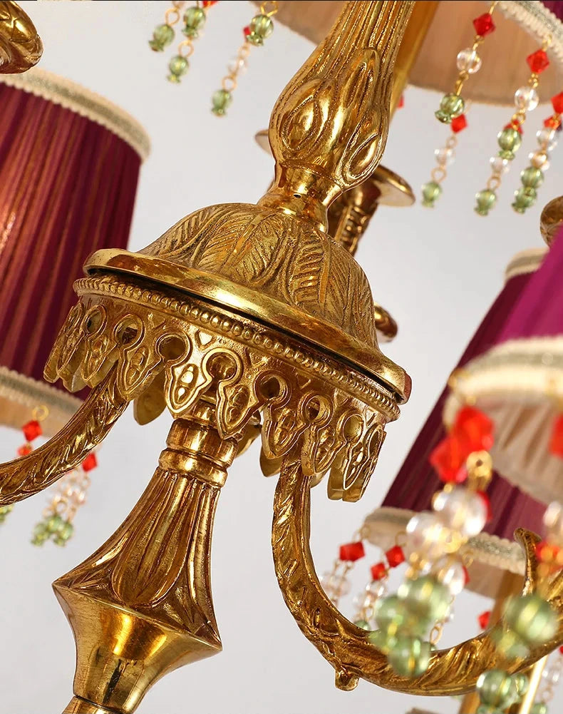 French Copper Table Lamp – Court Decorative Table Lamp