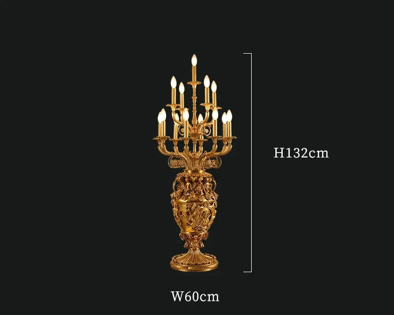 French Retro Brass Desk Lamp