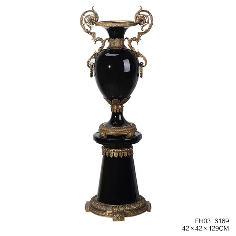Porcelain Handcrafted Luxury Floor Vase
